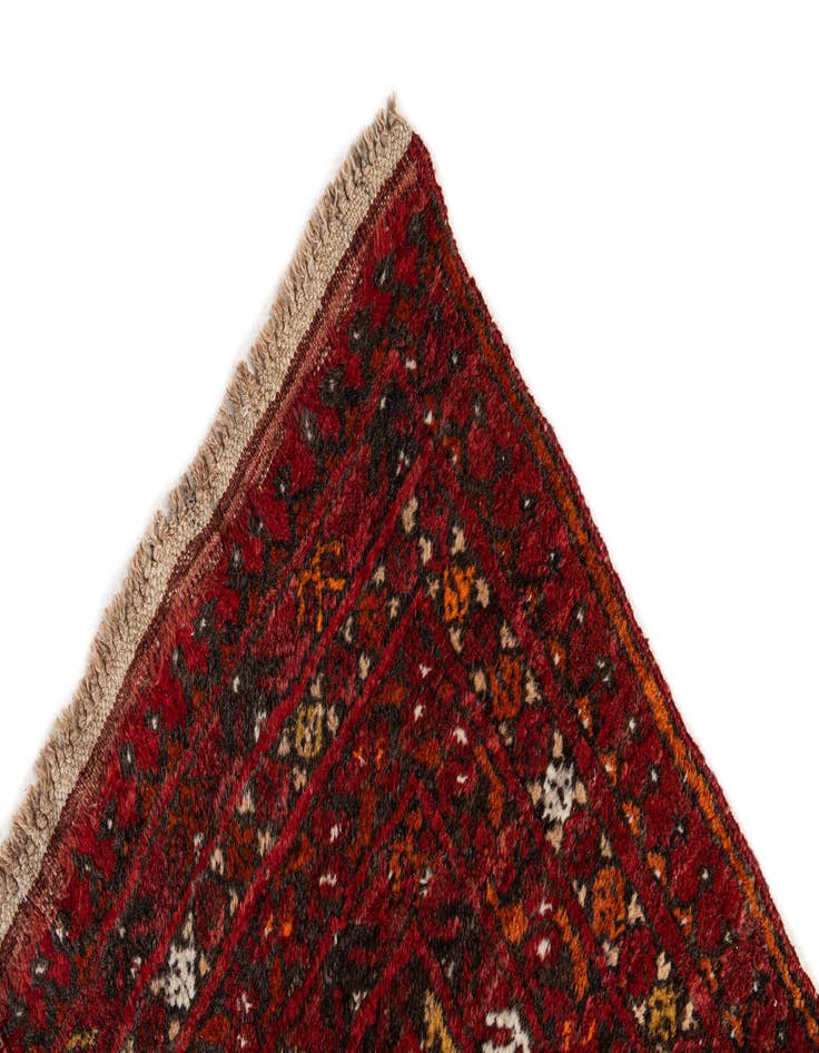 Detail image of 6' 8 x 9' 3  Hand Knotted Afghan Akhche Wool Rug