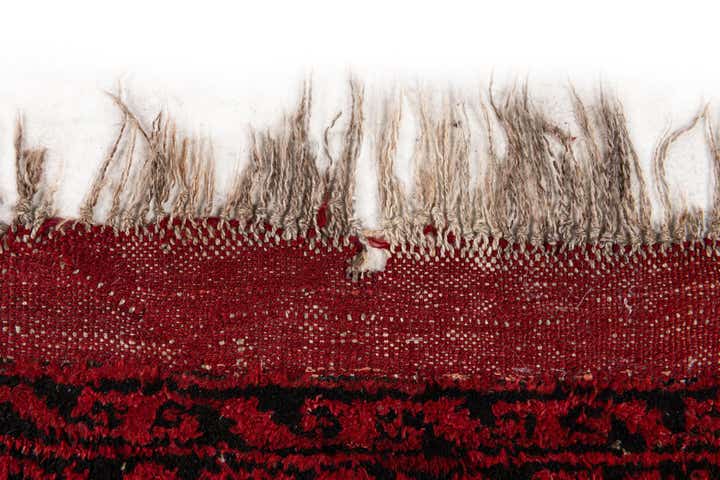 8' x 11' 3 Hand Knotted Afghan Akhche Wool Rug