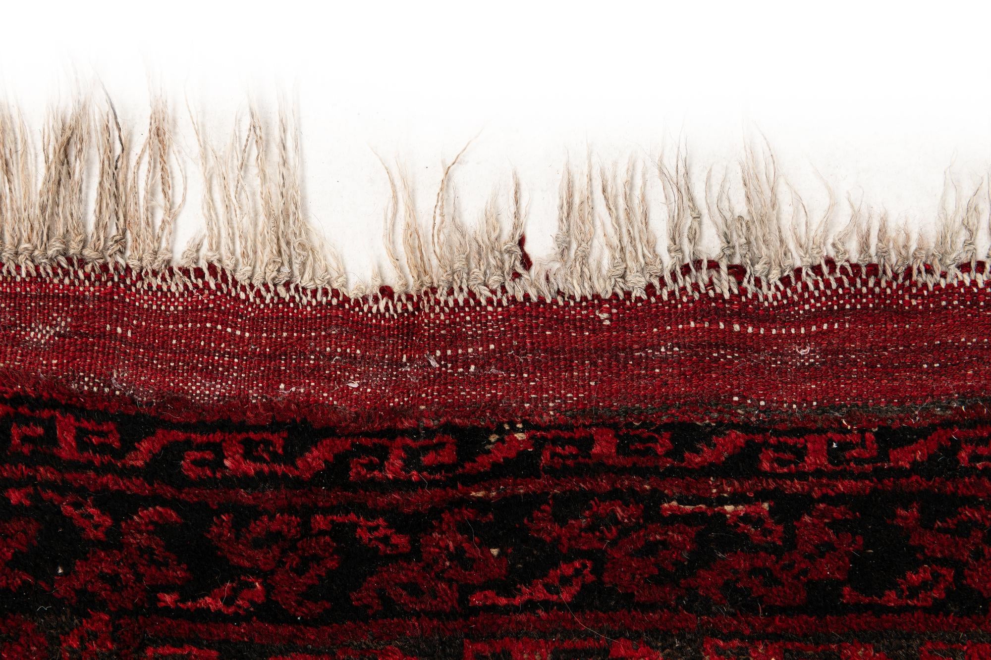 8' x 11' 3 Hand Knotted Afghan Akhche Wool Rug