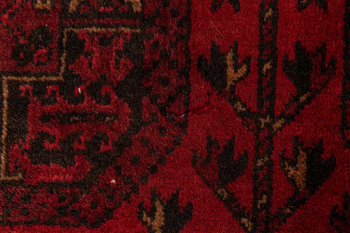 8' 4 x 11' 4 Hand Knotted Afghan Akhche Wool Rug