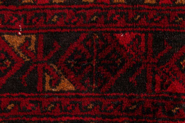 8' 4 x 11' 4 Hand Knotted Afghan Akhche Wool Rug