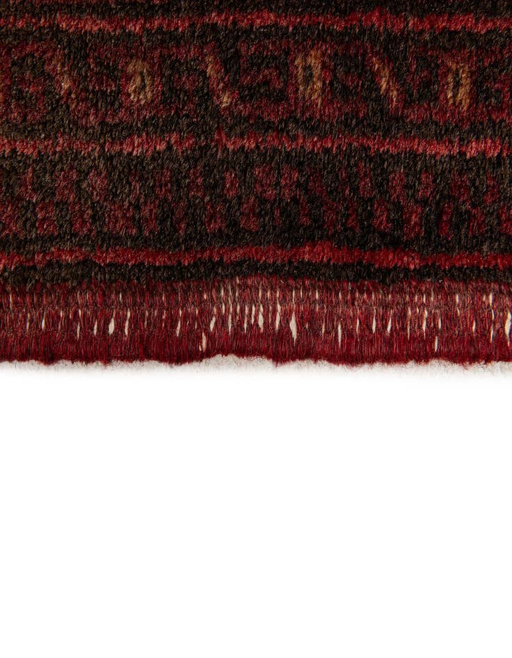 Detail image of 8' 4 x 11' 4  Hand Knotted Afghan Akhche Wool Rug