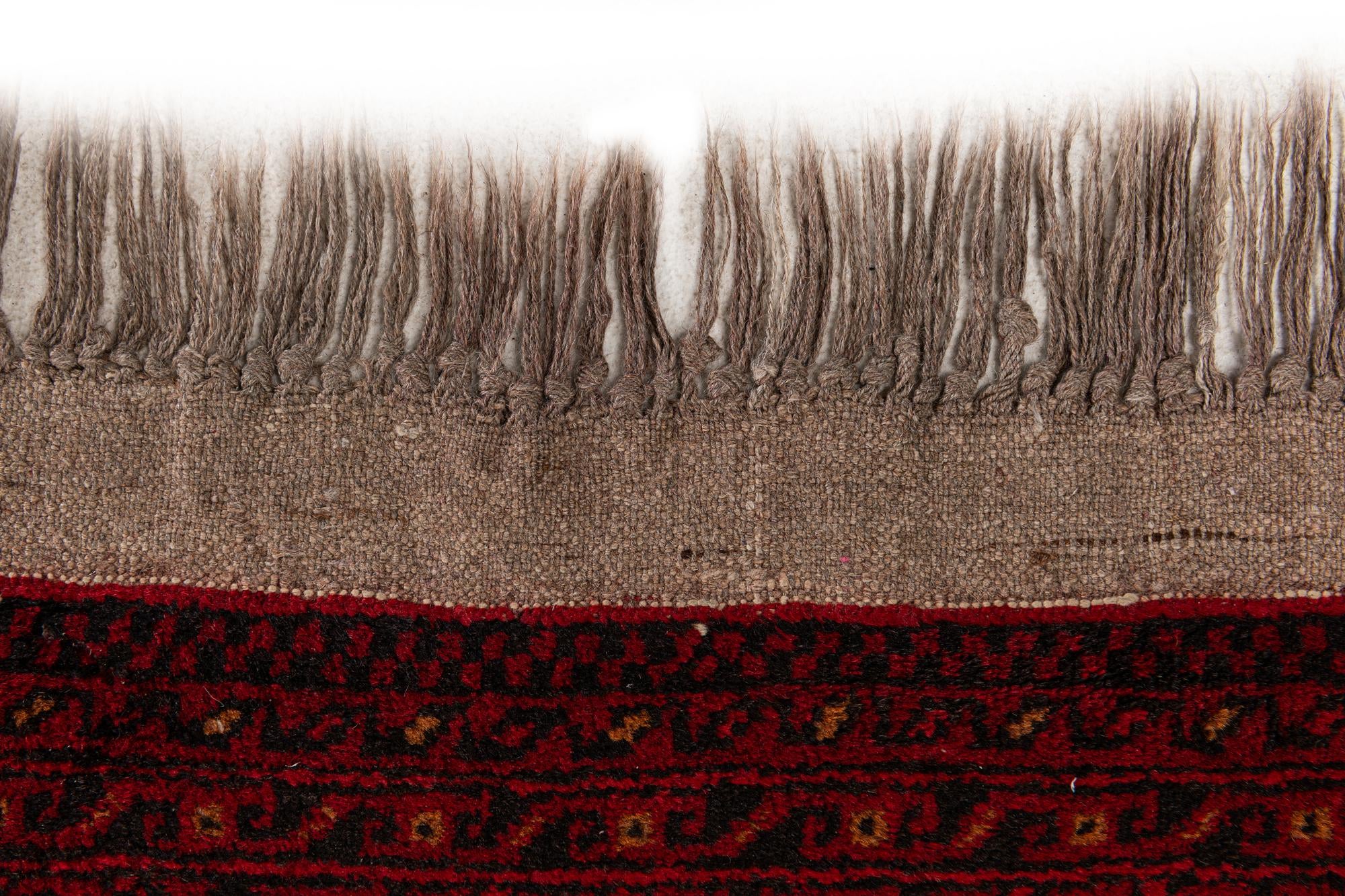 8' 4 x 11' 4 Hand Knotted Afghan Akhche Wool Rug