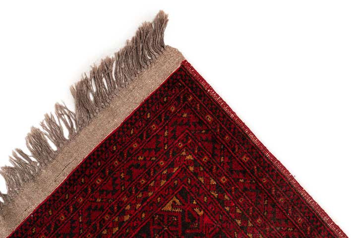 8' 4 x 11' 4 Hand Knotted Afghan Akhche Wool Rug