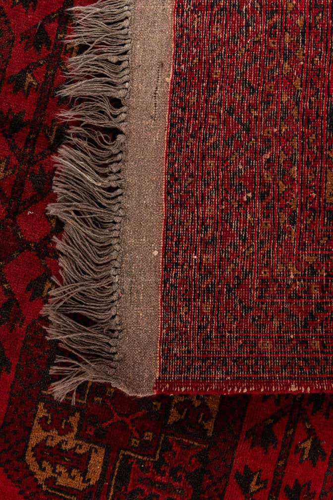 8' 4 x 11' 4 Hand Knotted Afghan Akhche Wool Rug