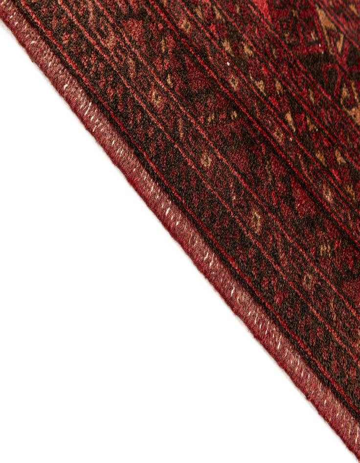 Detail image of 8' 4 x 11' 4  Hand Knotted Afghan Akhche Wool Rug