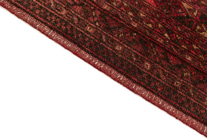 8' 4 x 11' 4 Hand Knotted Afghan Akhche Wool Rug