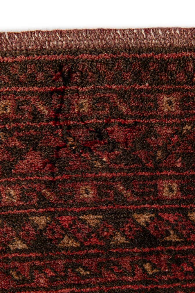 8' 4 x 11' 4 Hand Knotted Afghan Akhche Wool Rug