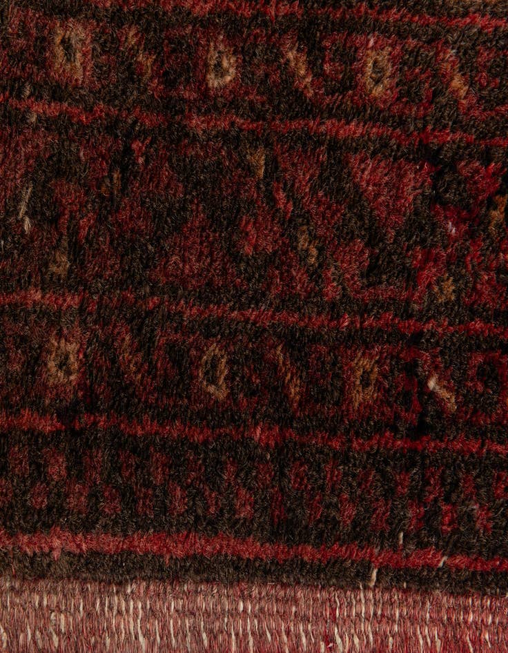 Detail image of 8' 4 x 11' 4  Hand Knotted Afghan Akhche Wool Rug