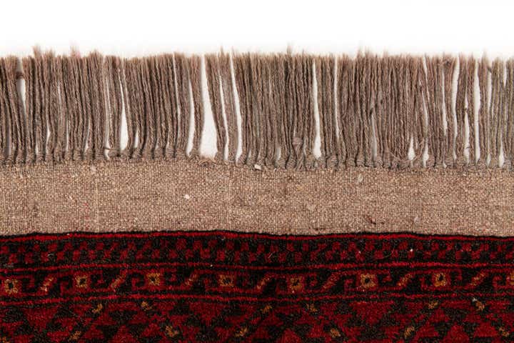 8' 4 x 11' 4 Hand Knotted Afghan Akhche Wool Rug