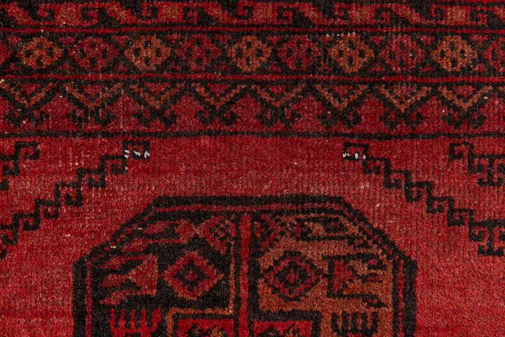 8' 7 x 11' 5 Hand Knotted Afghan Akhche Wool Rug
