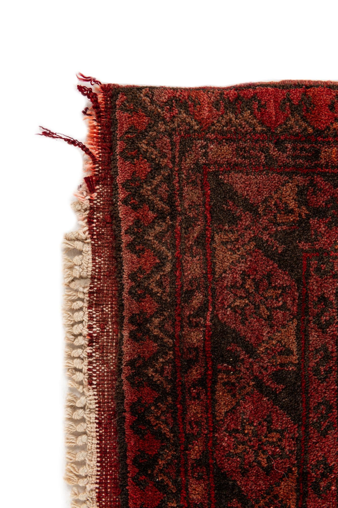 260cm x 350cm Hand Knotted Afghan Akhche Wool Rug