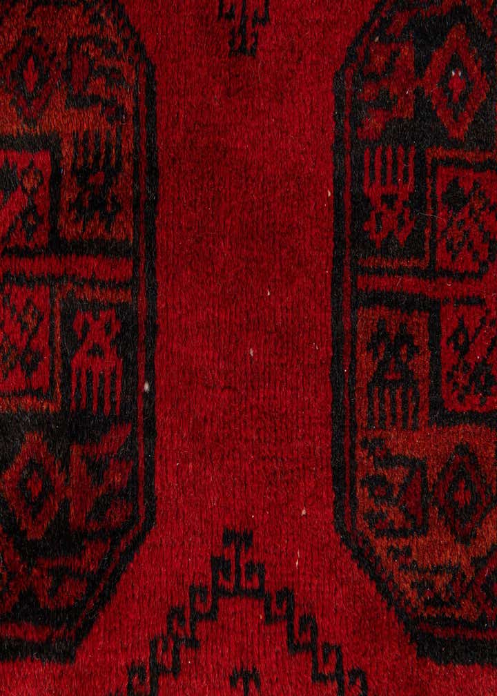 8' 7 x 11' 5 Hand Knotted Afghan Akhche Wool Rug