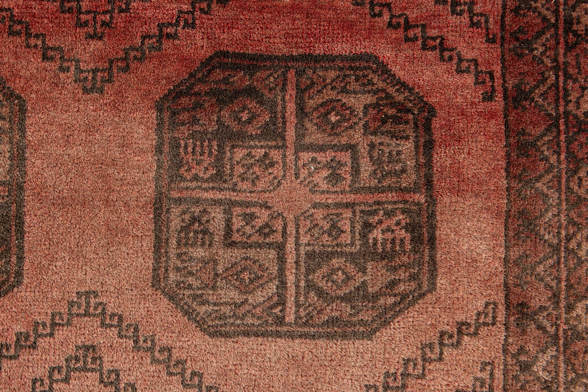 260cm x 350cm Hand Knotted Afghan Akhche Wool Rug