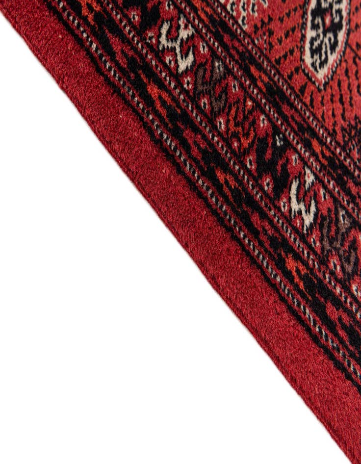 Detail image of 6' 8 x 9' 10  Hand Knotted Afghan Akhche Wool Rug