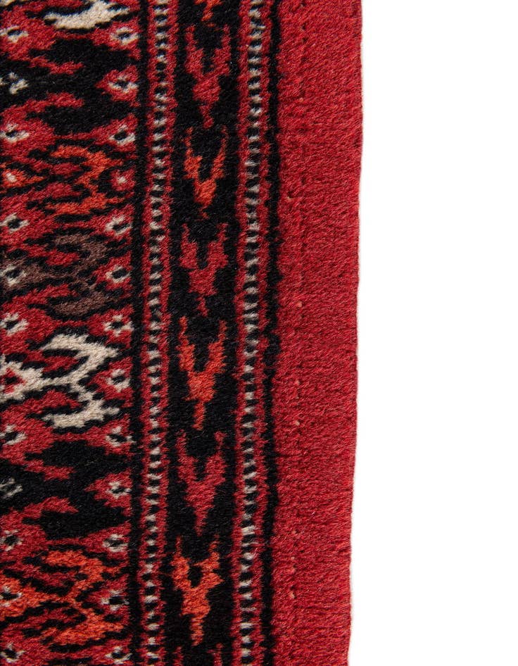 Detail image of 6' 8 x 9' 10  Hand Knotted Afghan Akhche Wool Rug