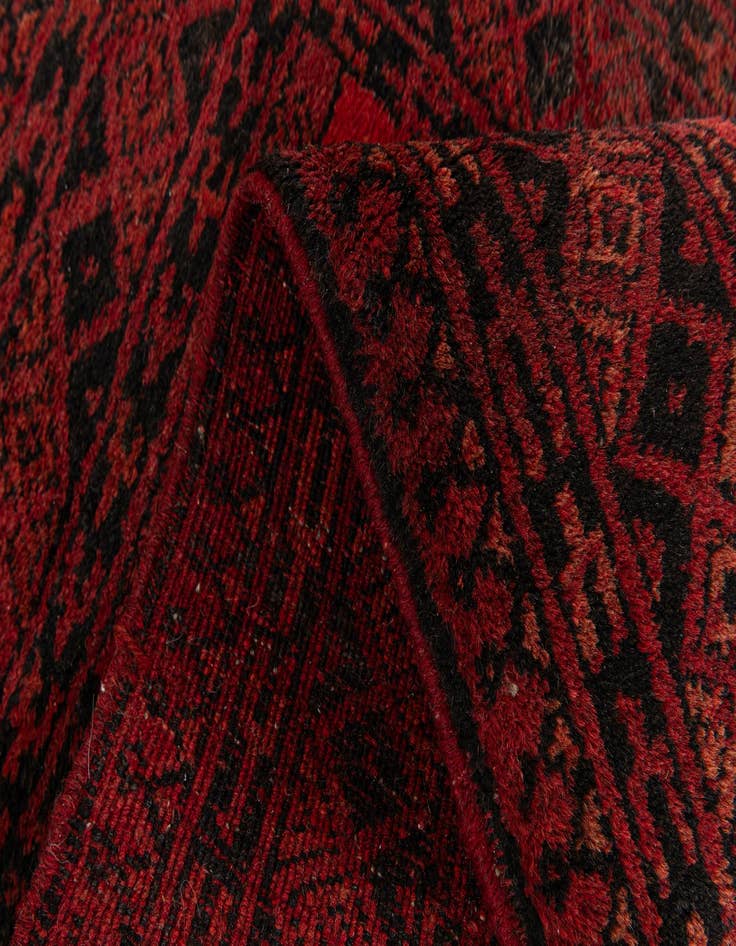 Detail image of 2' 3 x 4' 1 Hand Knotted Afghan Akhche Wool Rug