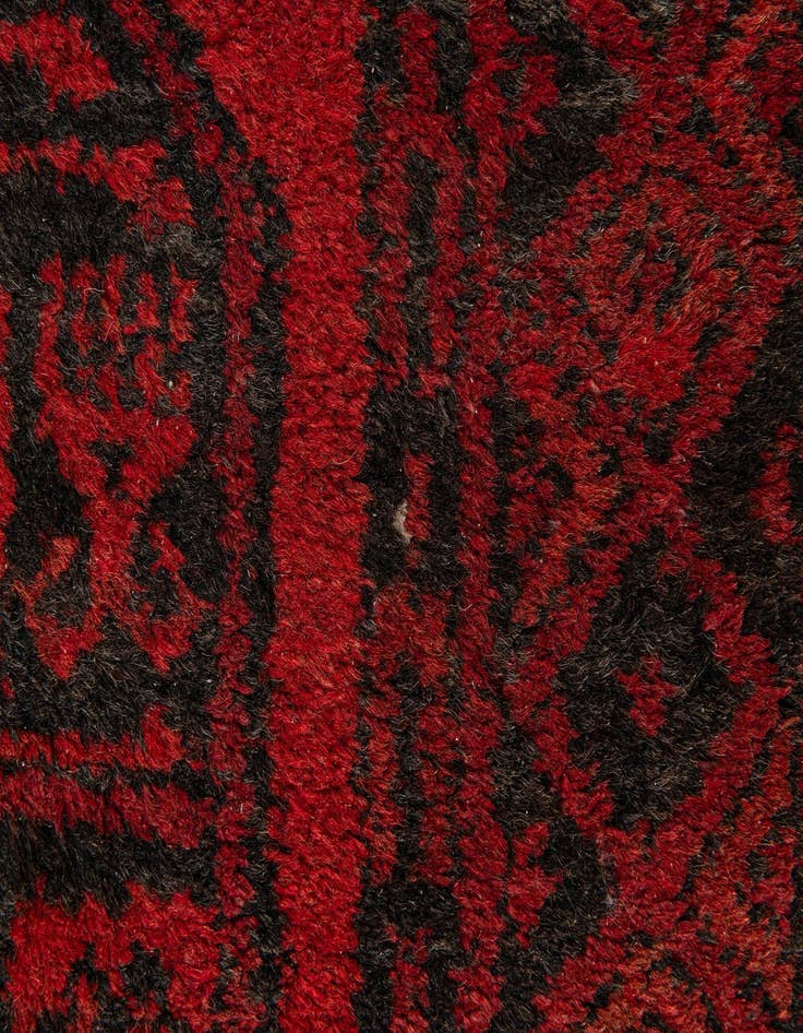 Detail image of 2' 3 x 4' 1  Hand Knotted Afghan Akhche Wool Rug