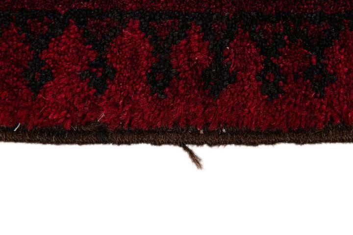 3' 9 x 4' 10 Hand Knotted Afghan Akhche Wool Rug