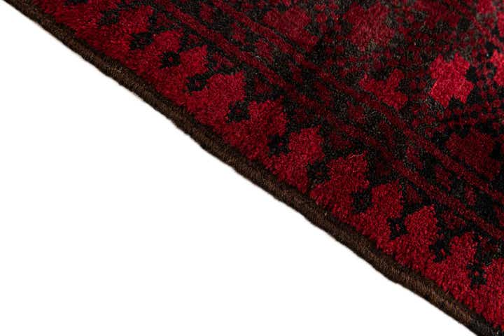 3' 9 x 4' 10 Hand Knotted Afghan Akhche Wool Rug