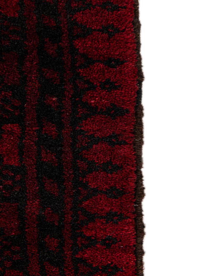 Detail image of 3' 9 x 4' 10  Hand Knotted Afghan Akhche Wool Rug