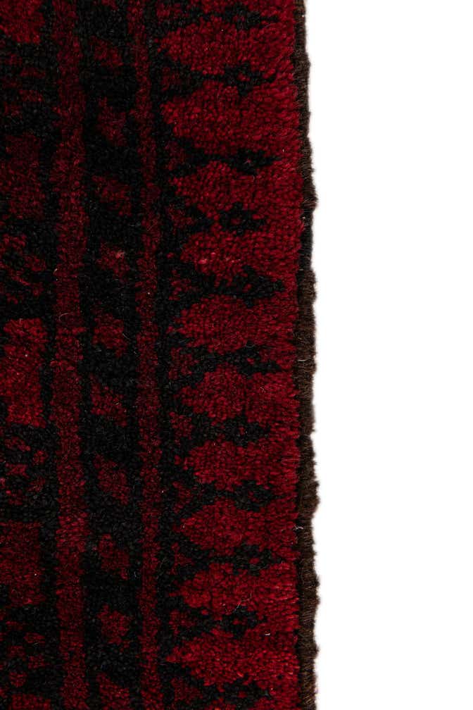 3' 9 x 4' 10 Hand Knotted Afghan Akhche Wool Rug