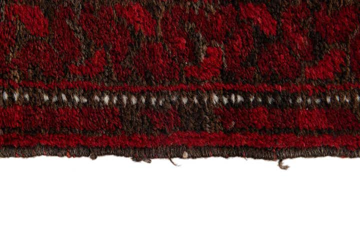 3' 10 x 7' 2 Hand Knotted Afghan Akhche Wool Rug