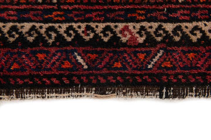 3' 3 x 5' 9 Hand Knotted Afghan Akhche Oriental Wool Rug