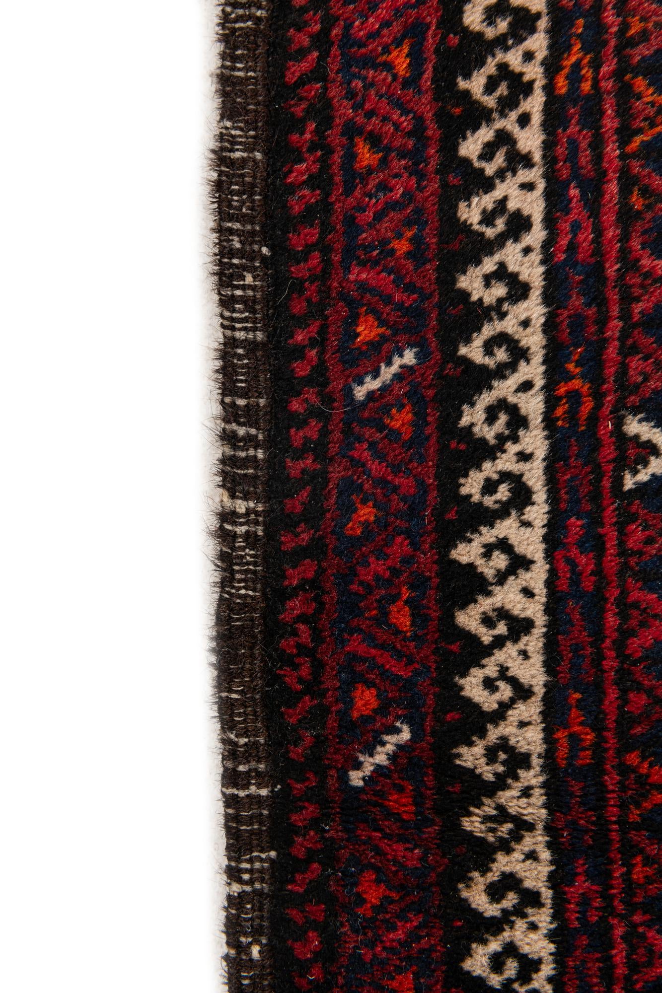 3' 3 x 5' 9 Hand Knotted Afghan Akhche Oriental Wool Rug