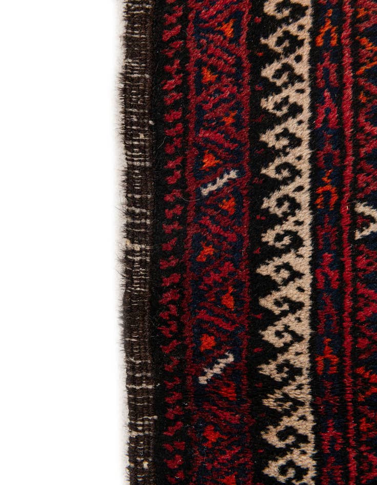 Detail image of 3' 3 x 5' 9  Hand Knotted Afghan Akhche Oriental Wool Rug