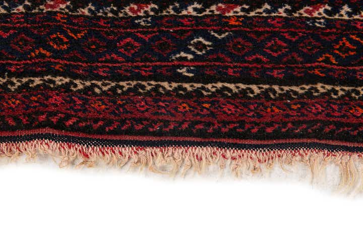 3' 3 x 5' 9 Hand Knotted Afghan Akhche Oriental Wool Rug