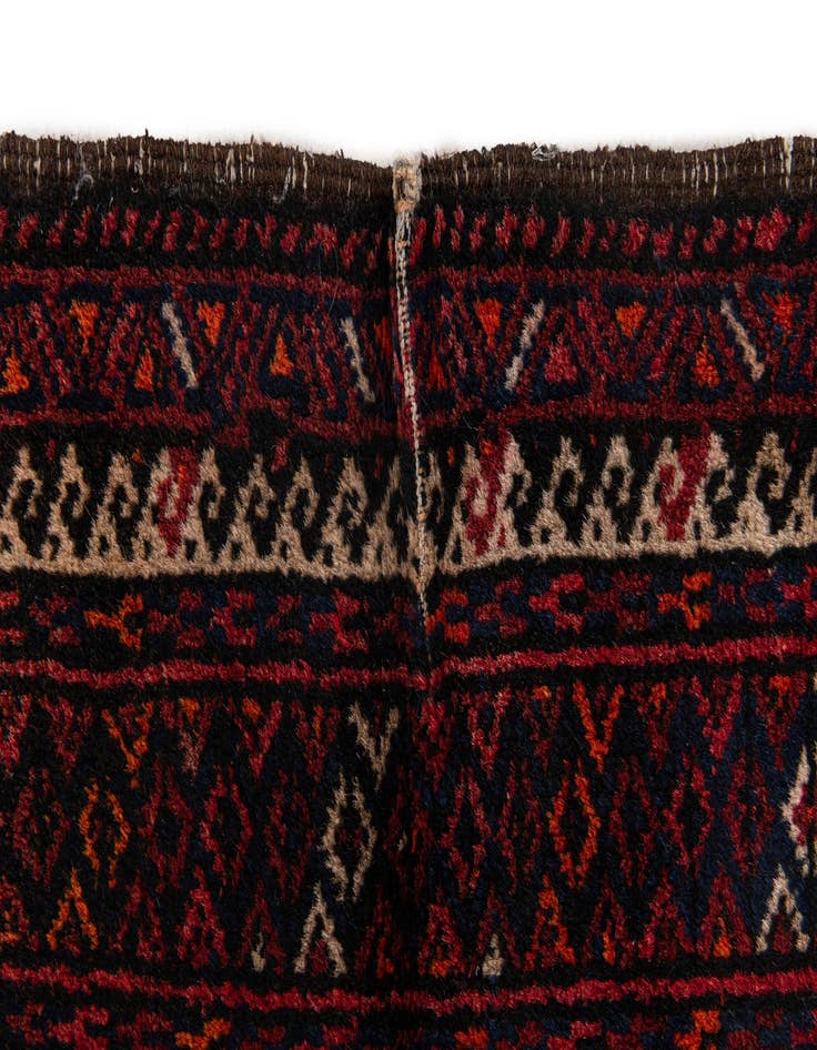 Detail image of 3' 3 x 5' 9  Hand Knotted Afghan Akhche Oriental Wool Rug