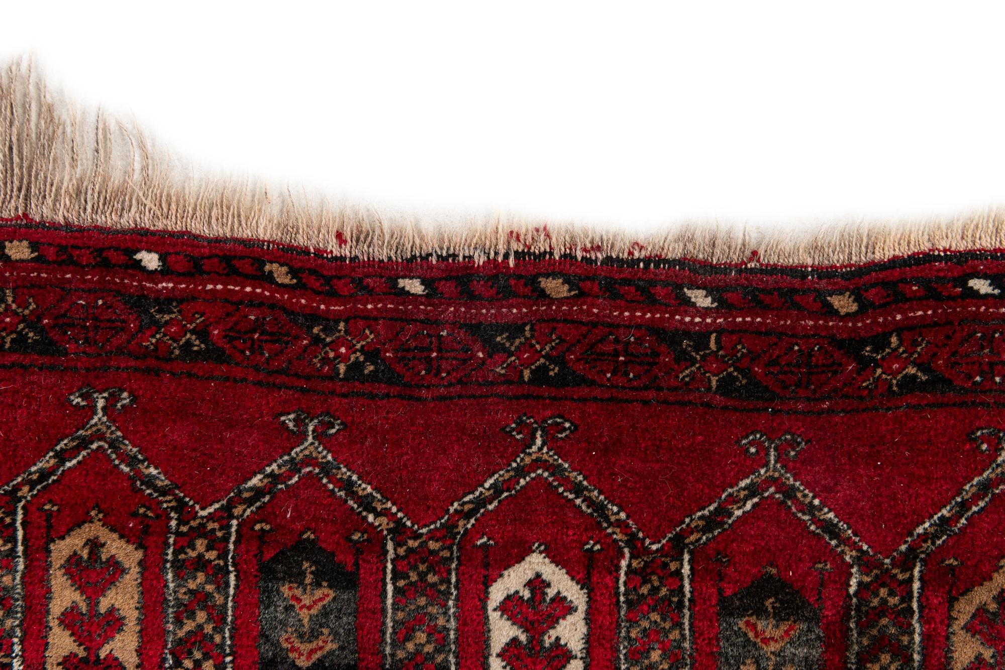 2' 6 x 3' 11 Hand Knotted Afghan Akhche Oriental Wool Rug