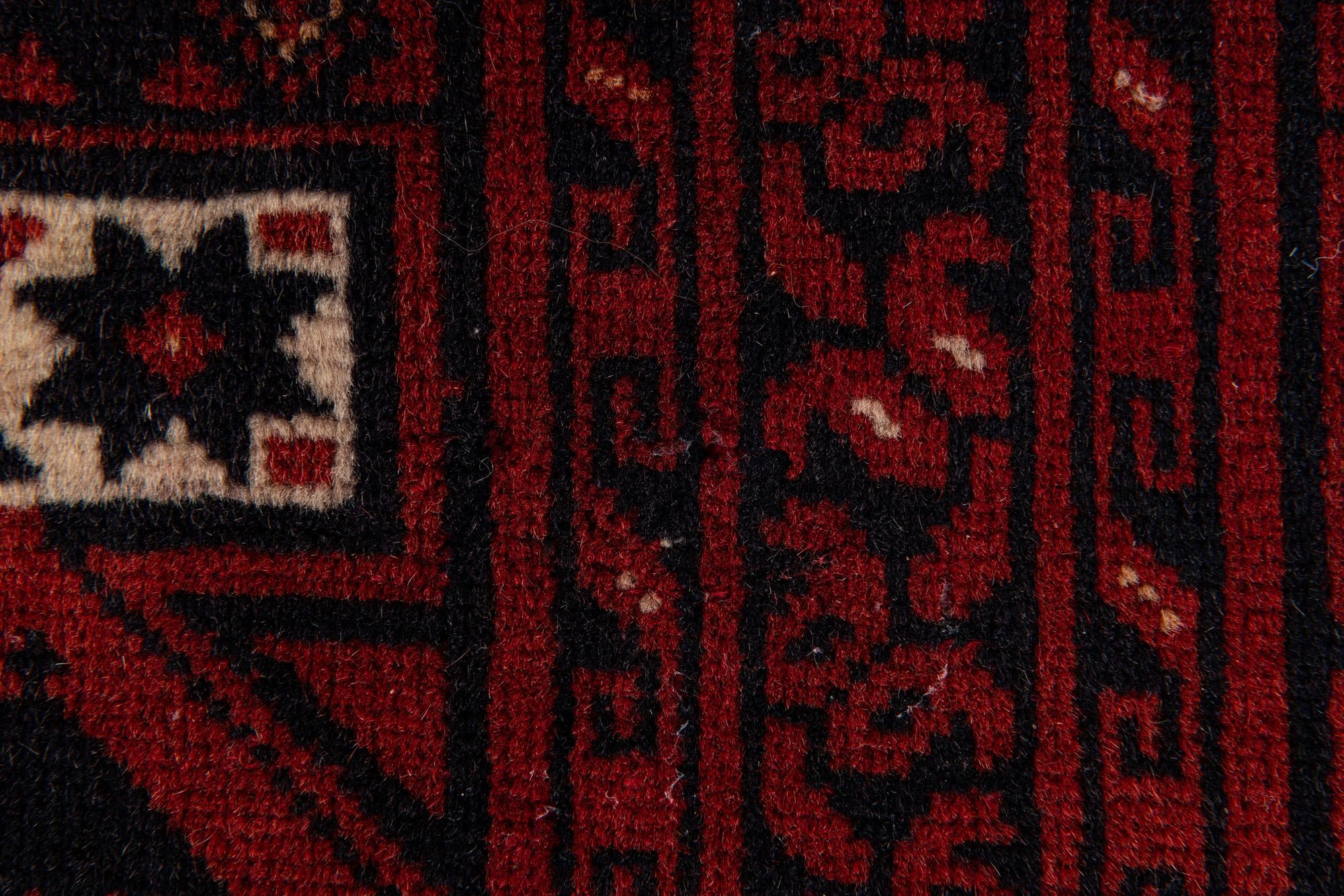 110cm x 200cm anudado a mano Afghan Akhche Alfombra Lana