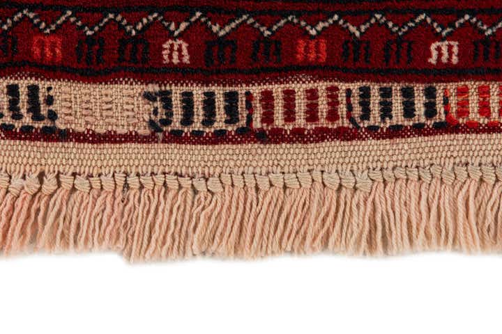 3' 5 x 6' 7 Hand Knotted Afghan Akhche Wool Rug