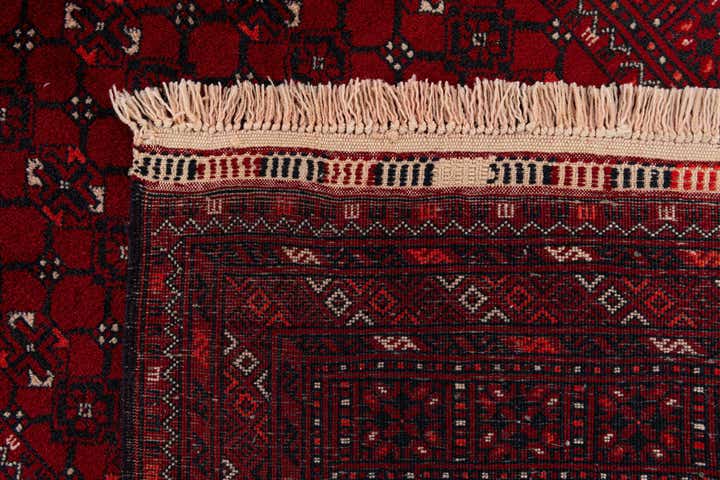 3' 5 x 6' 7 Hand Knotted Afghan Akhche Wool Rug