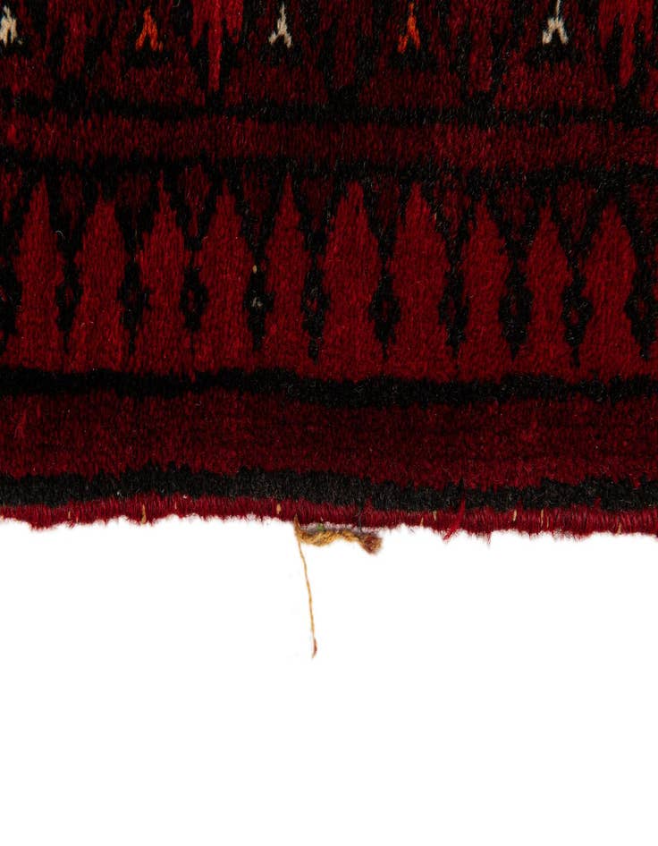 Detail image of 5' 3 x 6' 9  Hand Knotted Afghan Akhche Wool Rug