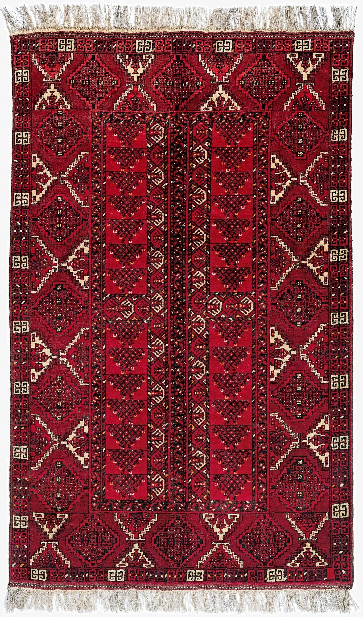 5' x 8' 5  Hand Knotted Afghan Akhche Wool Rug