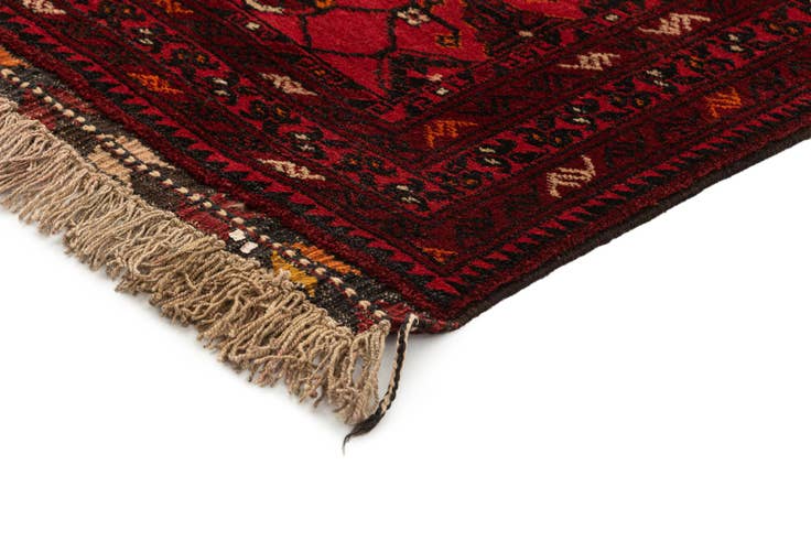 Detail image of 3' 6 x 6' 4 Hand Knotted Afghan Ersari Wool Rug