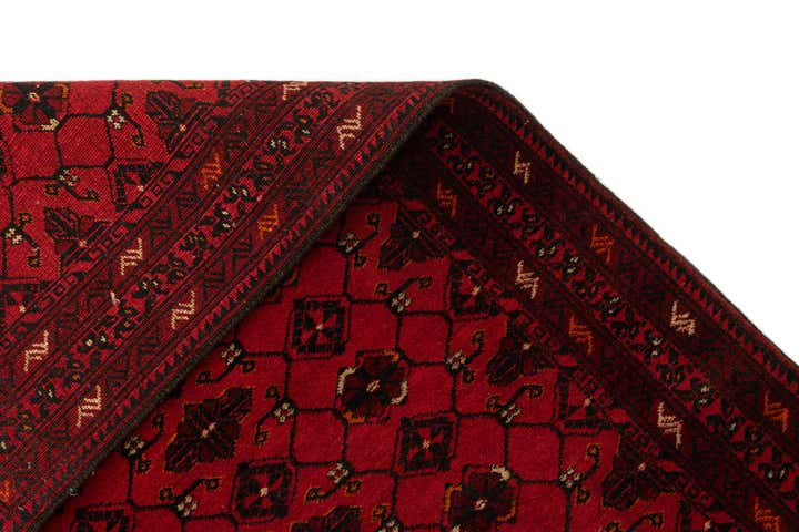 3' 6 x 6' 4 Hand Knotted Afghan Ersari Wool Rug