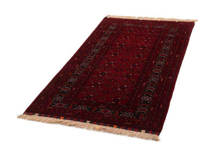 Detail image of 3' 6 x 6' 5 Hand Knotted Afghan Ersari Wool Rug