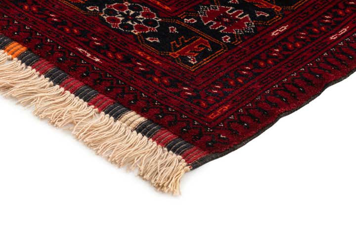3' 6 x 6' 5 Hand Knotted Afghan Ersari Wool Rug