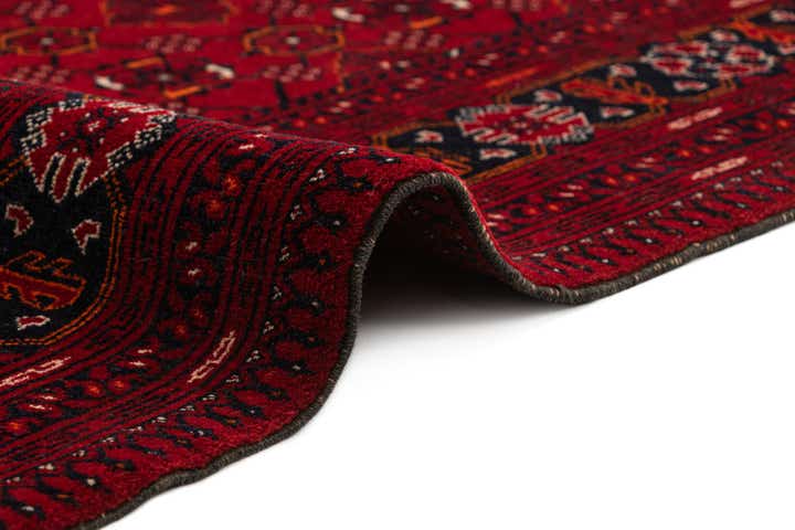 3' 6 x 6' 5 Hand Knotted Afghan Ersari Wool Rug