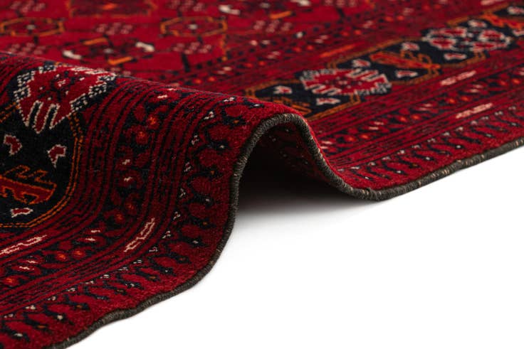 Detail image of 3' 6 x 6' 5 Hand Knotted Afghan Ersari Wool Rug