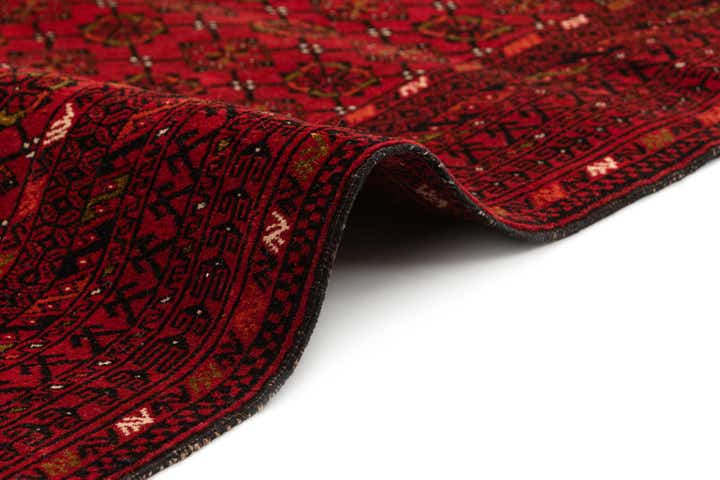 3' 6 x 6' 7 Hand Knotted Afghan Ersari Wool Rug