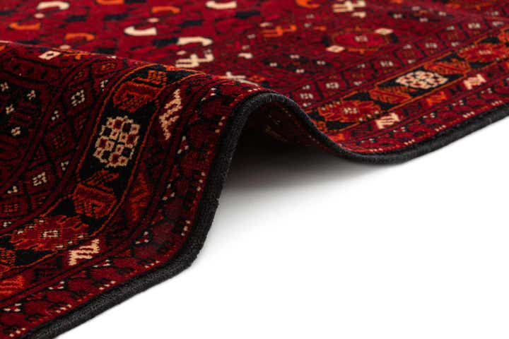 3' 6 x 6' 6 Hand Knotted Afghan Ersari Wool Rug