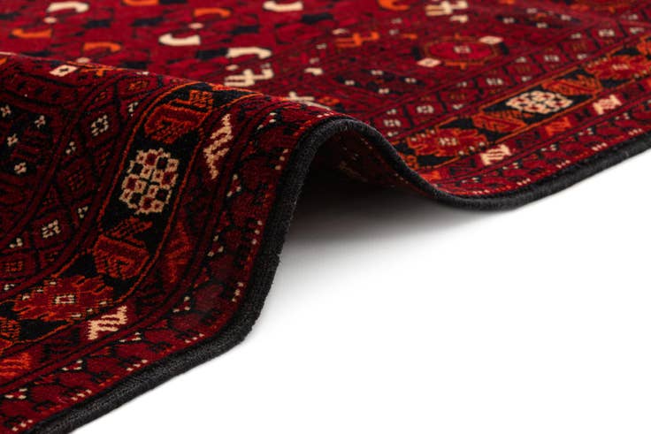 Detail image of 3' 6 x 6' 6 Hand Knotted Afghan Ersari Wool Rug