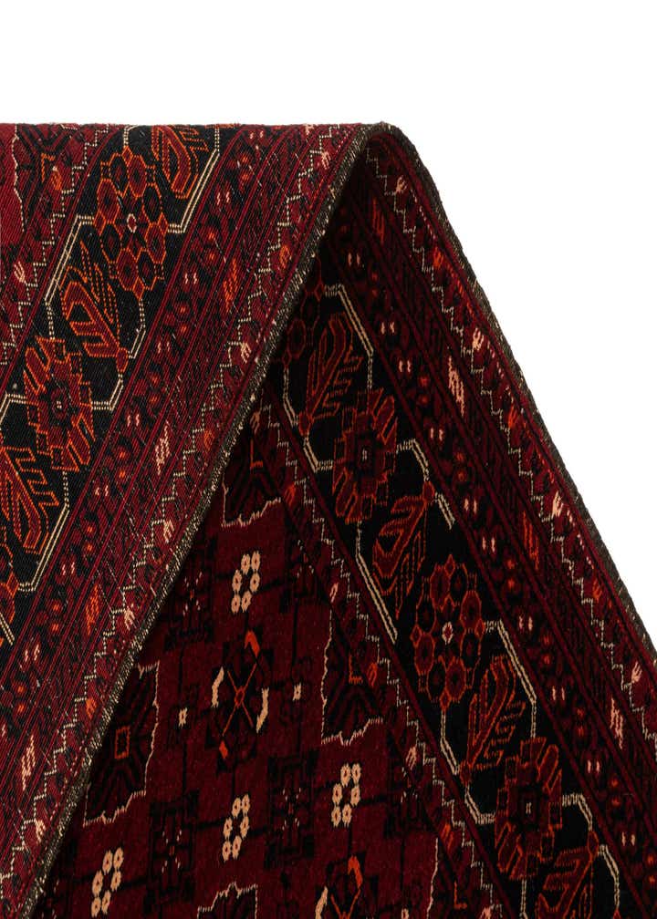 3' 5 x 6' Hand Knotted Afghan Ersari Wool Rug