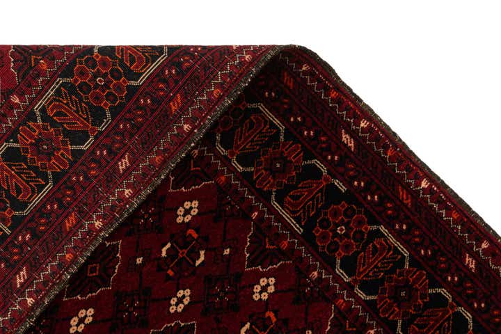3' 5 x 6' Hand Knotted Afghan Ersari Wool Rug
