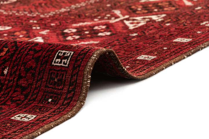 5' 9 x 8' 4 Hand Knotted Afghan Ersari Wool Rug